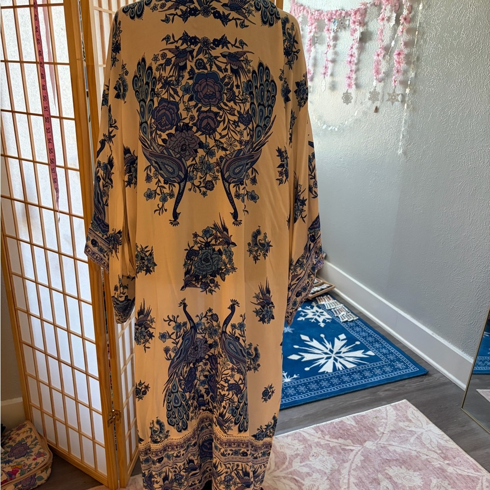 Bluebird print kimono - Picture 2 of 2